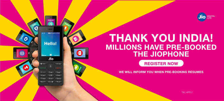 How To: ನಿಮಗಿದು ಗೊತ್ತೇ! ಜಿಯೋ ಫೋನಿನ ಪ್ರೀ-ಬುಕಿಂಗ್ ಹೇಗೆ ಮಾಡೋದು?
