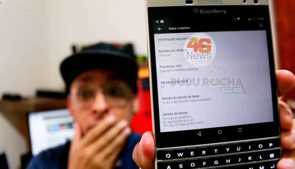 Android-powered BlackBerry Passport spotted online, updated