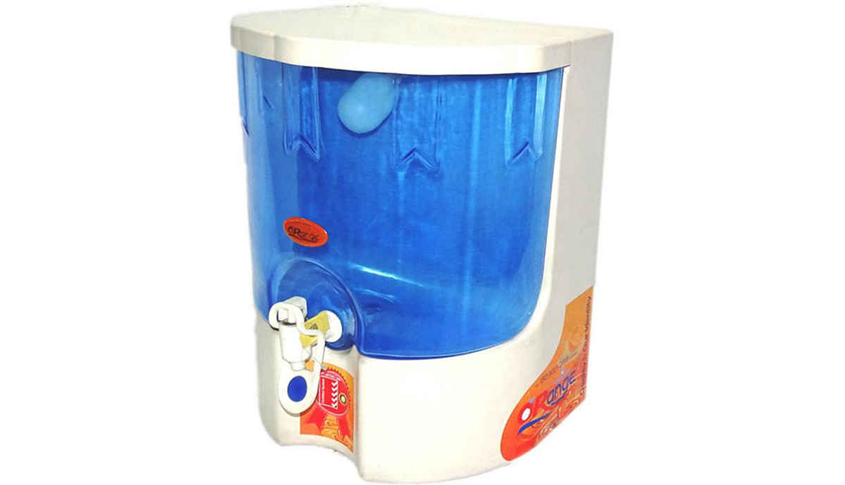 Orange Delphino 9 Blue RO System 10 RO Water Purifier (White)