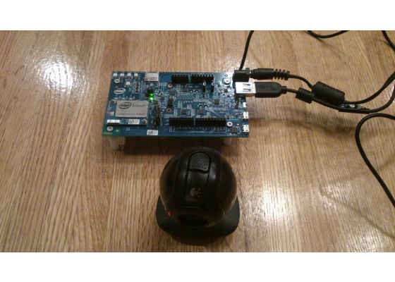 Barcode Scanner with webcam on Intel Edison board