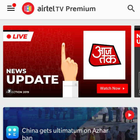 Airtel TV app updated with ‘Election 2019’ section to bring curated live election news, updates and more
