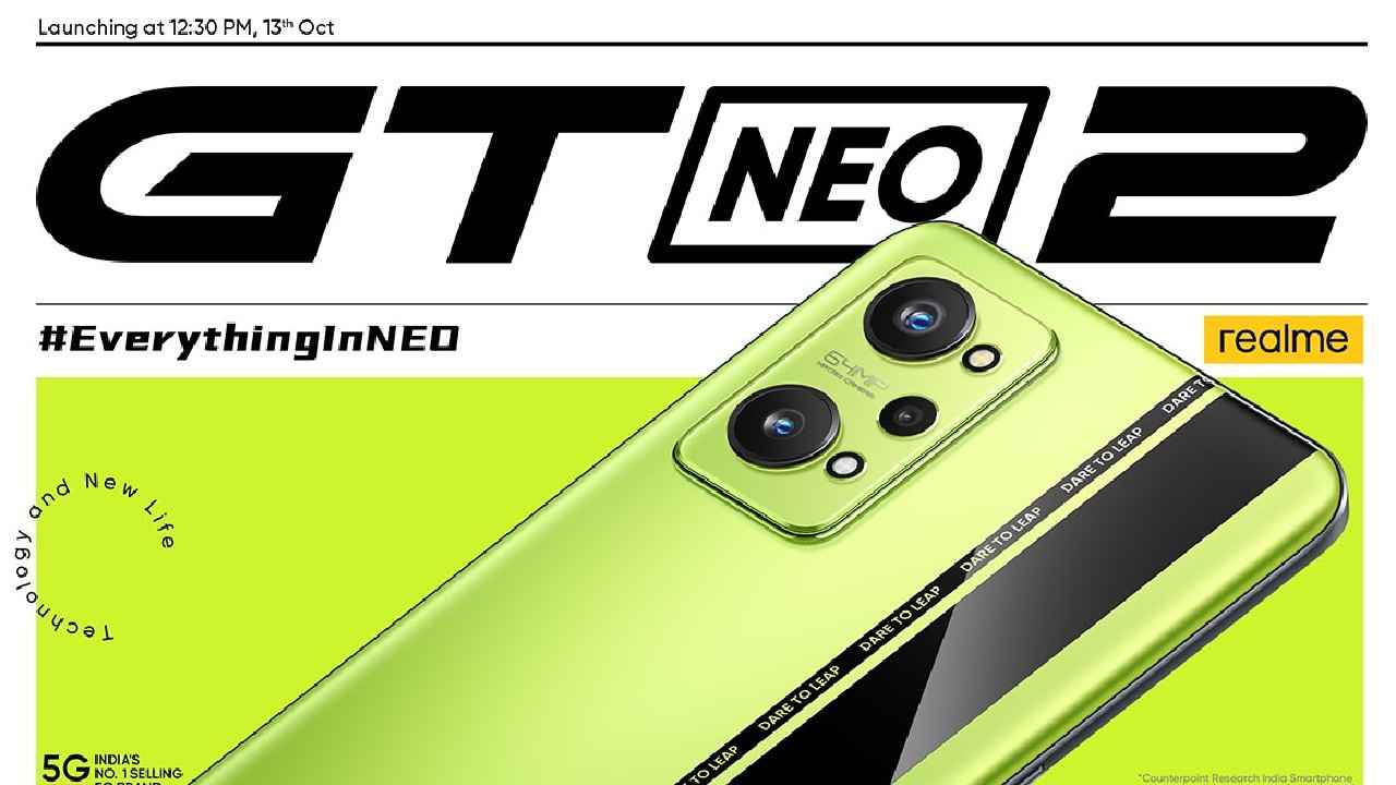 Realme GT Neo 2 की इंडिया लॉन्च डेट आई सामने, देखें किस दिन एंट्री लेगा Xiaomi के फोंस को टक्कर देने वाला नया-नवेला फोन