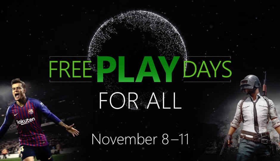 PUBG, PES19 free on Xbox One till November 11