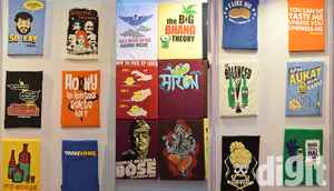 Artwork at the Mumbai Film and Comics Convention 2014