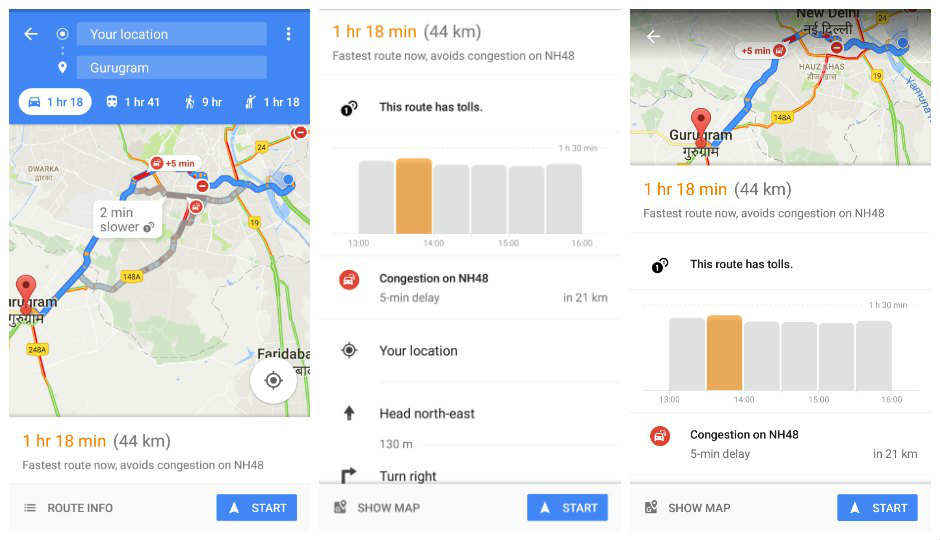 Google Maps will now show you the best time to leave for your destination