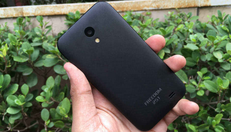 पाहा, फ्रीडम 251 स्मार्टफोनची एक झलक…