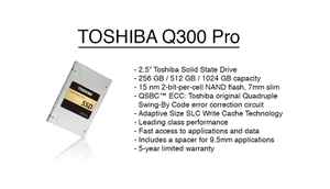 TOSHIBA Q300 and Q300 Pro SSDs are just what you need