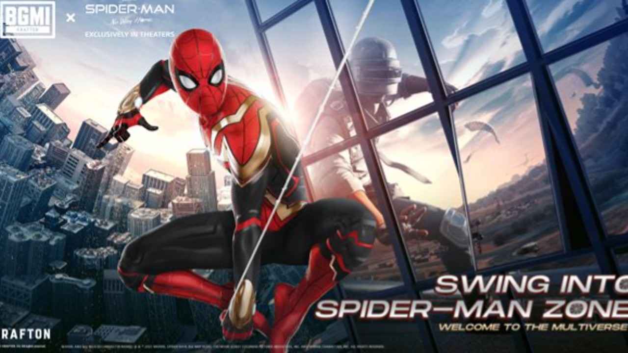 Battlegrounds Mobile India announces crossover event with Spider-Man: No Way Home