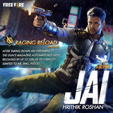 Garena Free Fire Introduces Jai A Playable Character Based On Hritik Roshan Everything You Need To Know Digit