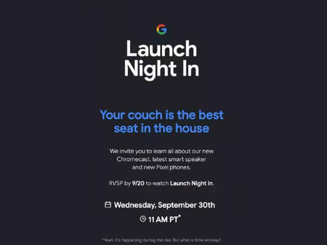 Google Pixel 5 launch event announced