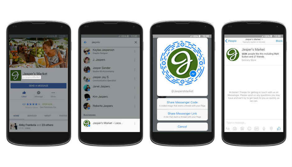 Facebook Messenger to introduce usernames, links and codes