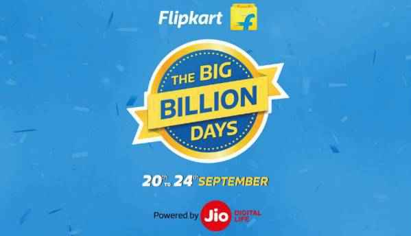 20 सितम्बर से होगी शुरू Flipkart Big Billion Day Sale