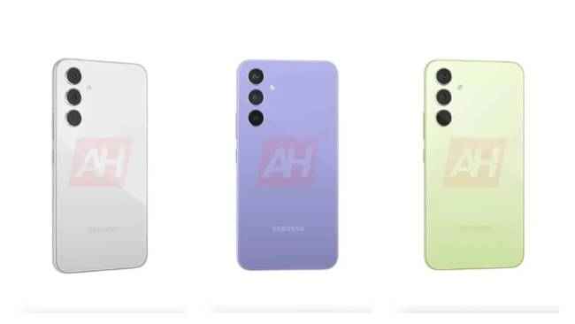 Samsung Galaxy A54 Design, colours, and features
