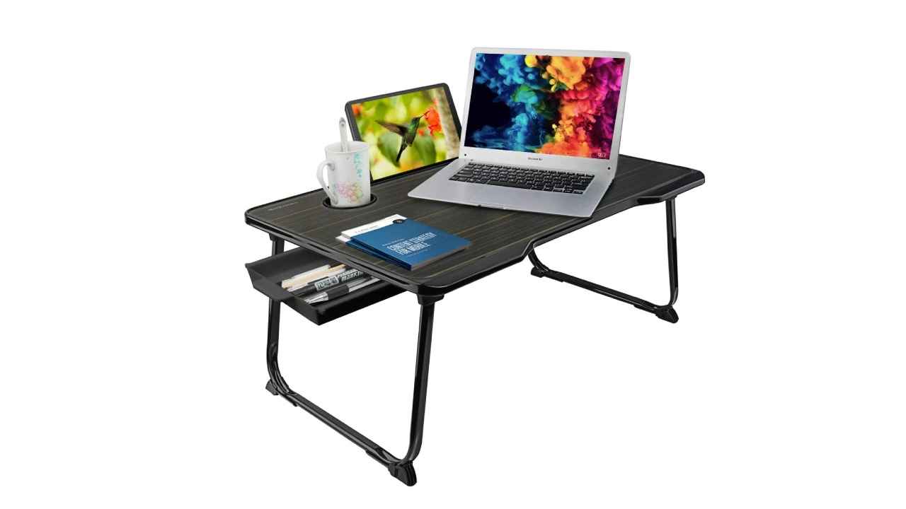 Laptop bed tables with cupholder