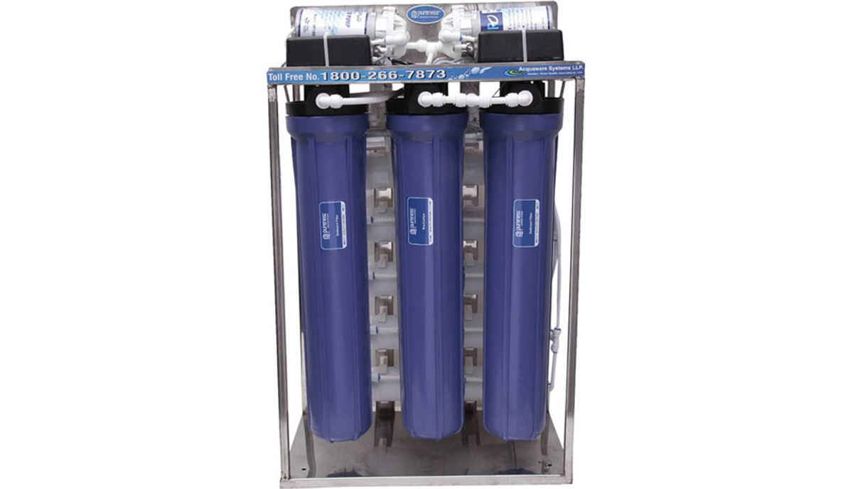 pureness Pureness Jumbo 50 LPH RO Water Purifier 50 L RO + UV + UF + TDS Water Purifier (white & blue)