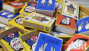 Artwork at the Mumbai Film and Comics Convention 2014