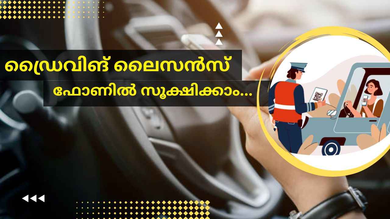 മറന്നുപോകാതിരിക്കാൻ Driving License ഫോണിൽ സൂക്ഷിക്കാമല്ലോ!