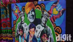 Artwork at the Mumbai Film and Comics Convention 2014