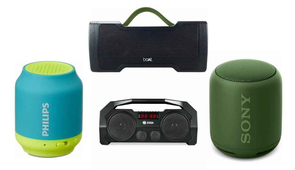 Top portable speakers deals on Paytm Mall: Discounts on Philips, boAt, Sony and more