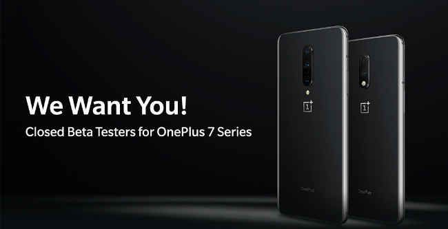 OnePlus 7 Series Closed Beta Program