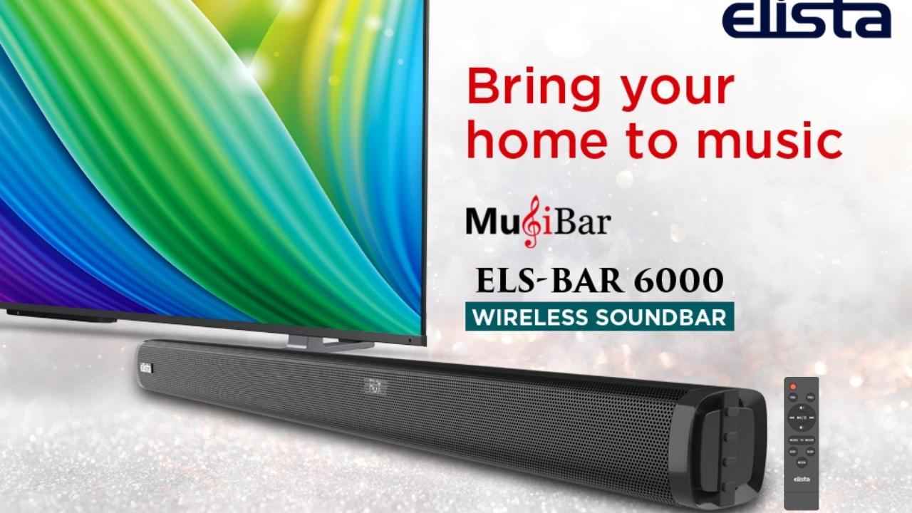 Elista MusiBar ELS Bar 6000 sounder launched in India: Know price, specifications, and availability