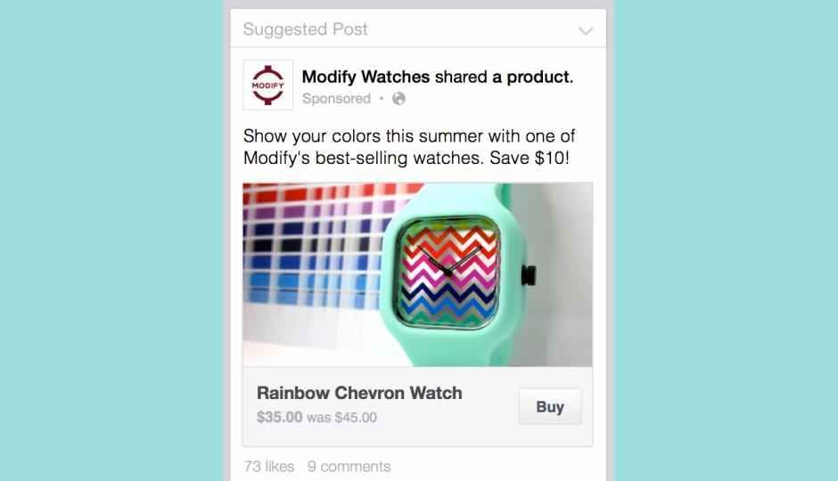 Facebook tests new buy button that lets you shop within network