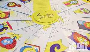 Artwork at the Mumbai Film and Comics Convention 2014