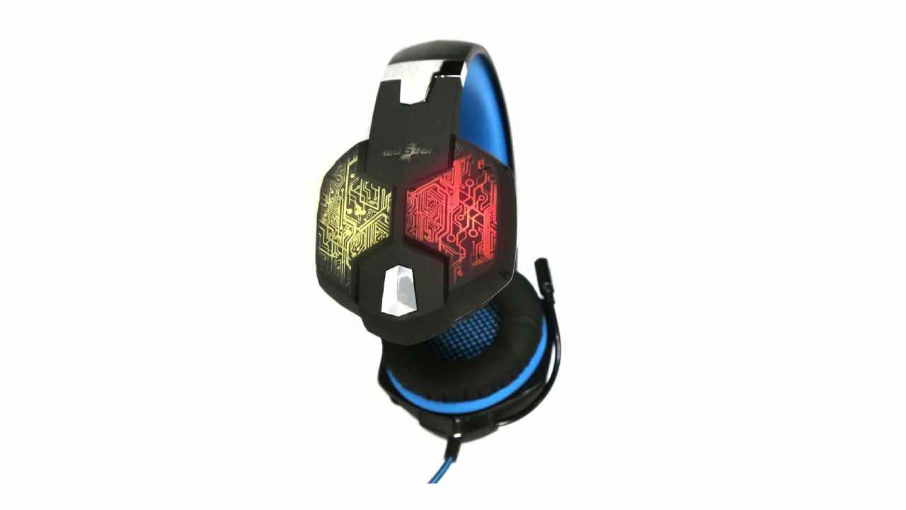 Affordable gaming headphones with RGB LED