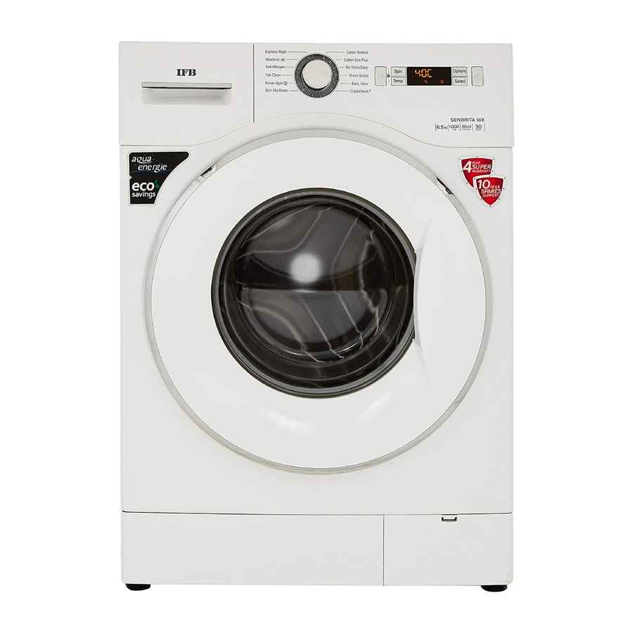 Ifb 6 5 Kg Fully Automatic Front Loading Washing Machine Silver Senorita Aqua Sx Washing Machine Price In India Specification Features Digit In