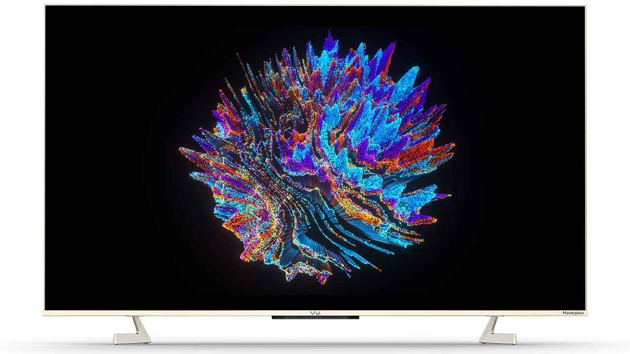 Vu Masterpiece Glo QLED TVs lands in India with 4K 120Hz Dolby Vision screen and 100W 4.1 Dolby Audio speakers