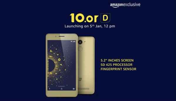 Amazon exclusive 10.or D going on sale at 12PM, prices start at Rs 4,999