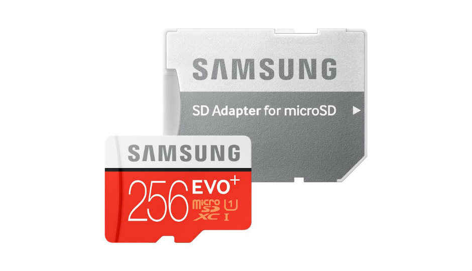 Samsung launched EVO Plus 256GB microSD card at Rs. 12,999