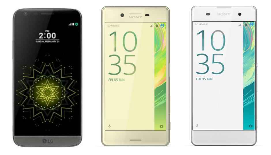 LG G5, Sony Xperia X, XA up for pre-order