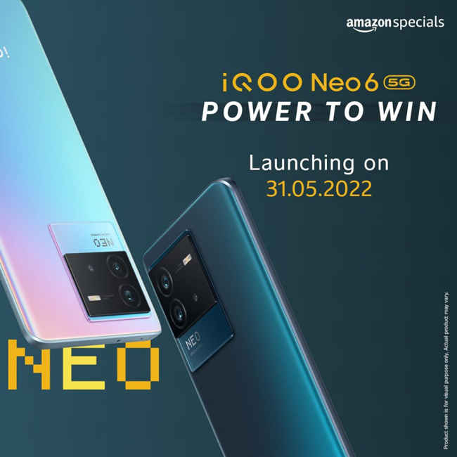iQOO Neo 6 5G launch date set for May 31 in India