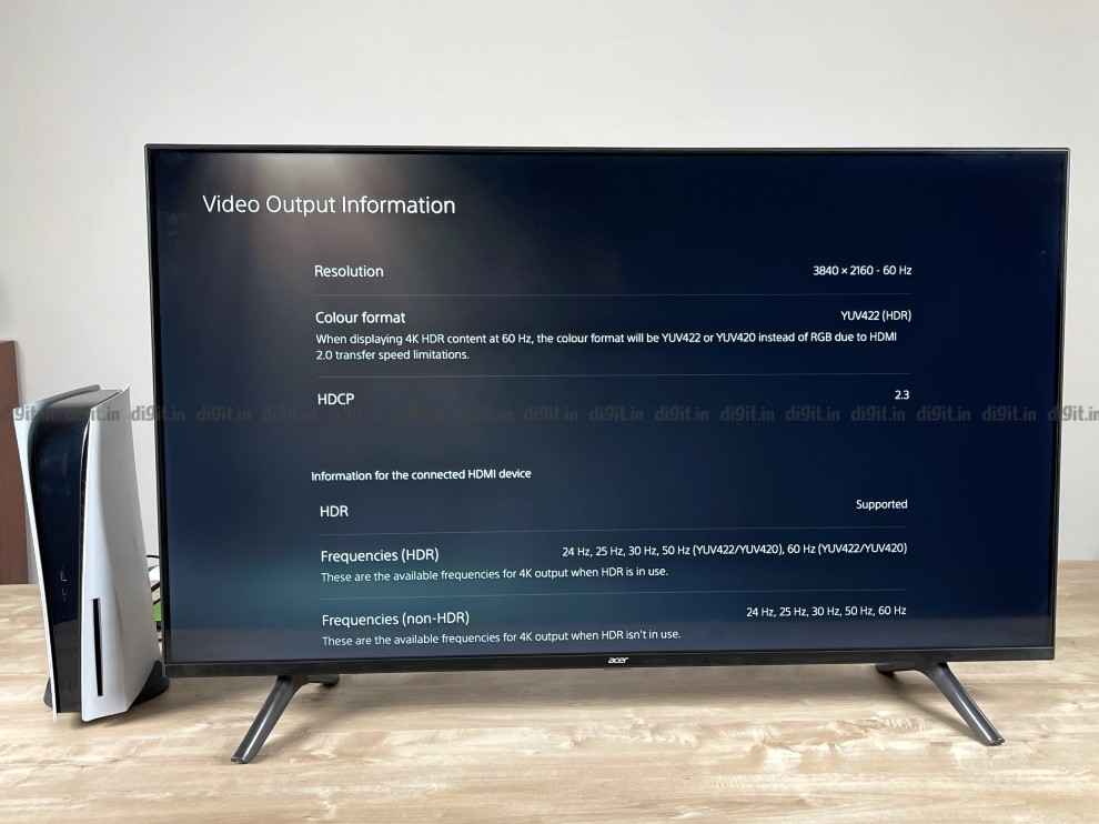 Acer TV details
