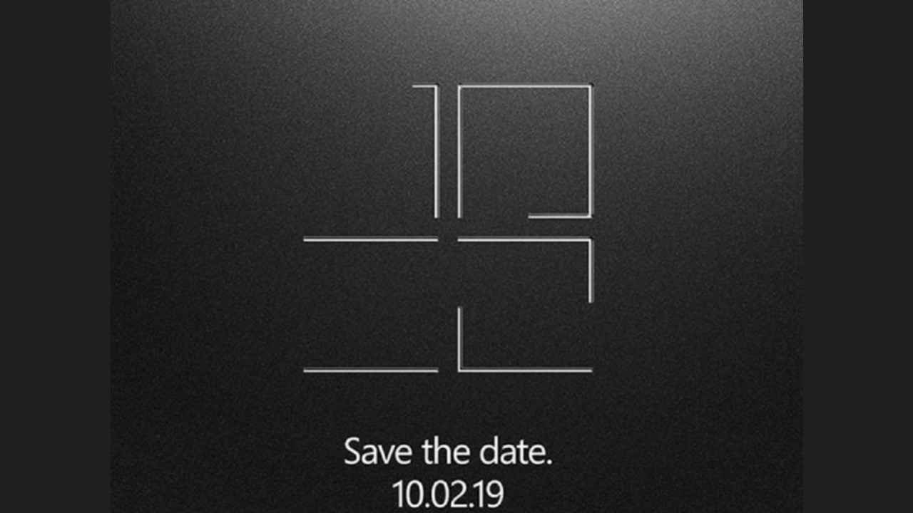 Microsoft announces an event on October 2, new Surface devices expected