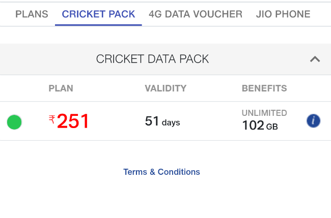 Randomreader Reliance Jio Announces New Jio Cricket Season Data
