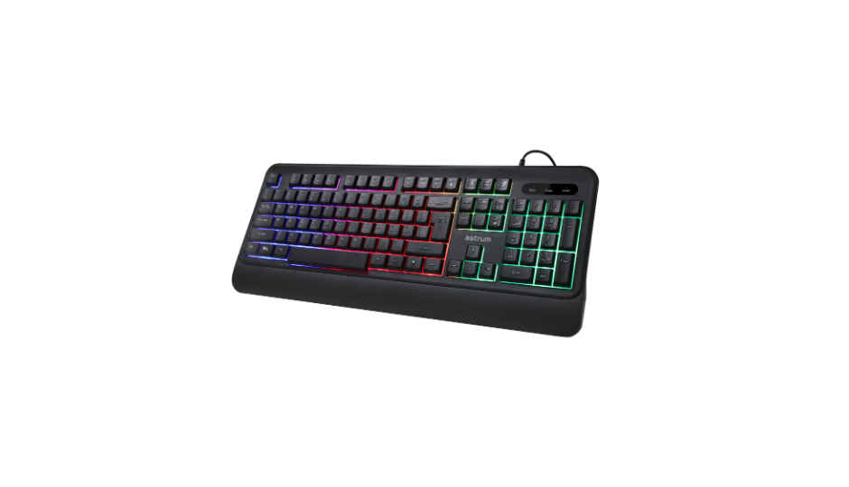 Astrum KL560 keyboard with rainbow backlight colours, 19 anti ghosting keys launched at Rs 999