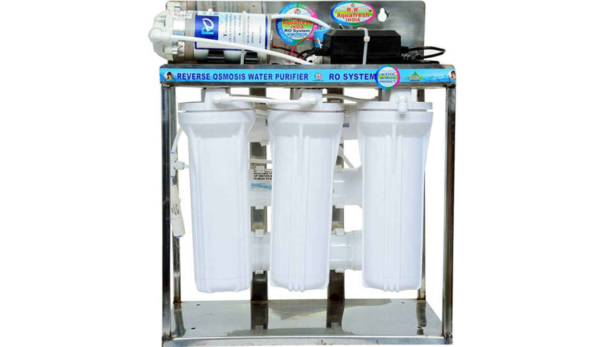 Rk Aquafresh India 25LPH STAINLESS STEEL DOMESTIC PLANT RO Water Purifier (Stainless Sreel) 