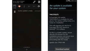 OnePlus One CM12 (Lollipop) update: preview; versus OxygenOS