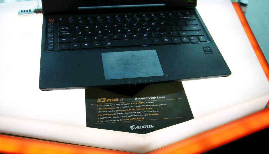 Computex 2015: Gigabyte shows off its new gaming laptops Computex 2015: Gigabyte shows off its new gaming laptops
