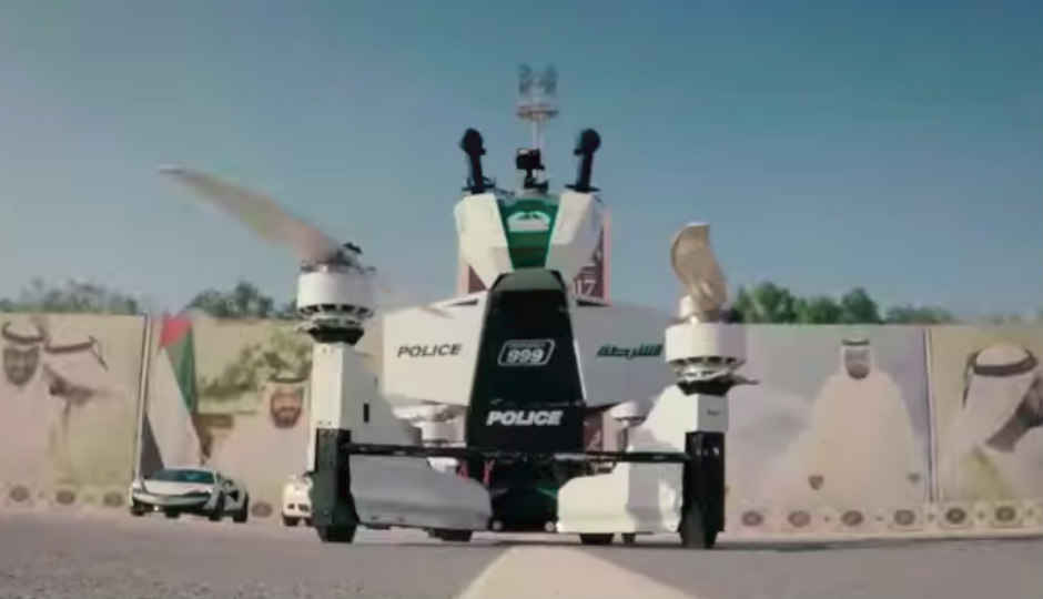 The Dubai Police now has an actual hoverbike in its fleet