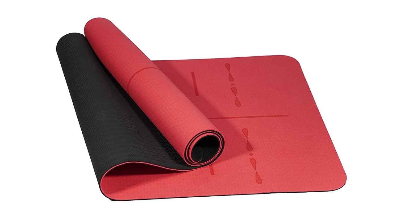Thick yoga mats that provide proper back support