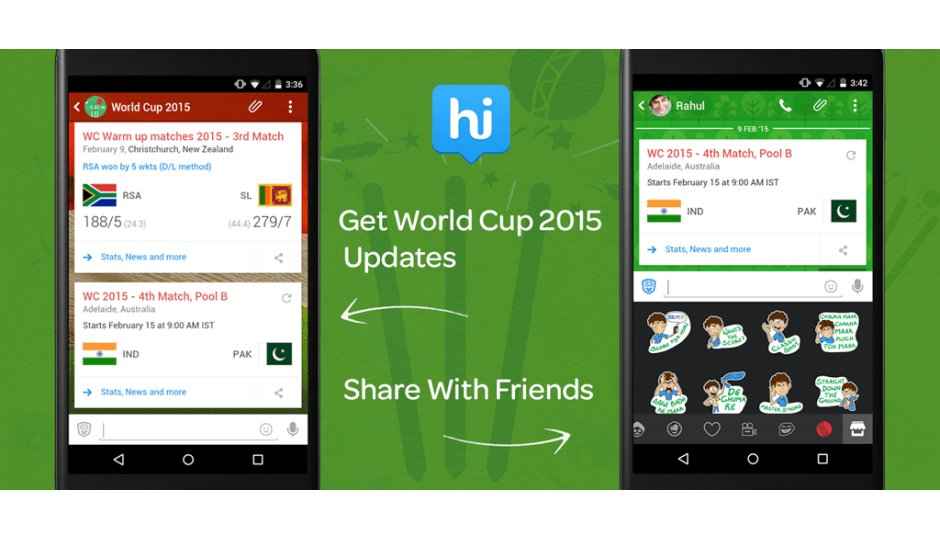 Hike ties up with CricBuzz to bring World Cup updates to its users