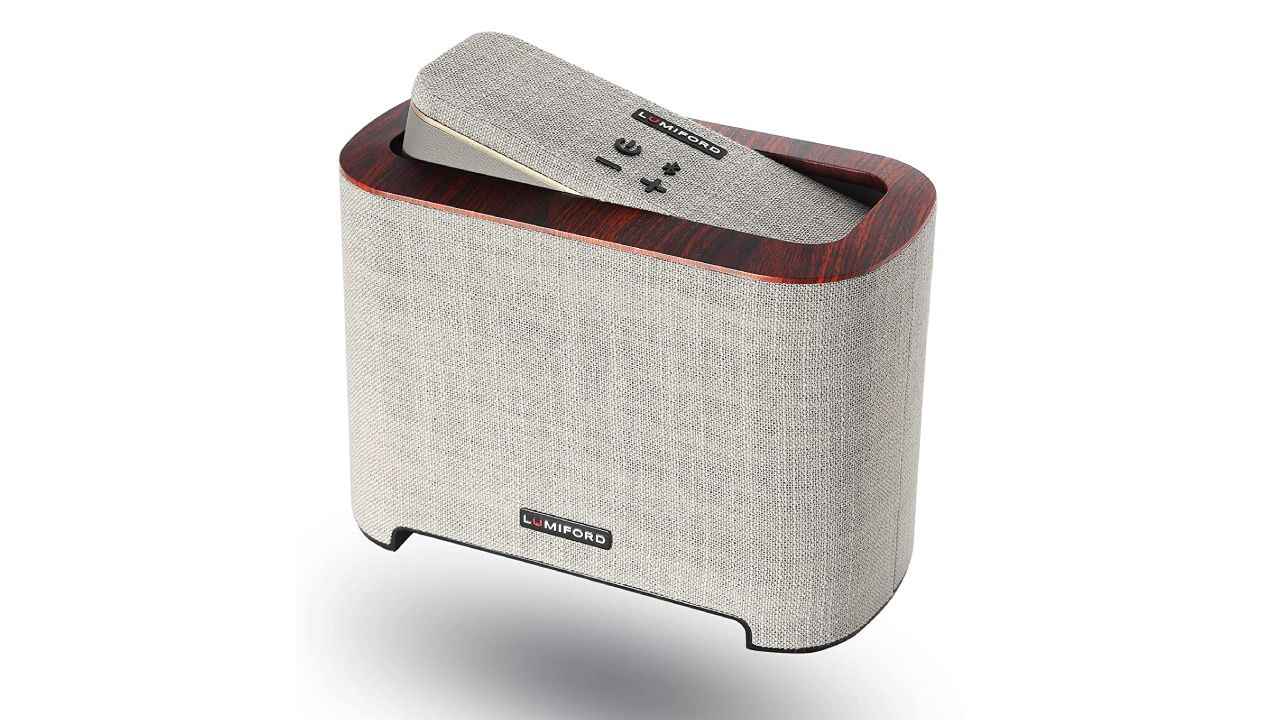 Bluetooth speakers with inviting fabric design exterior