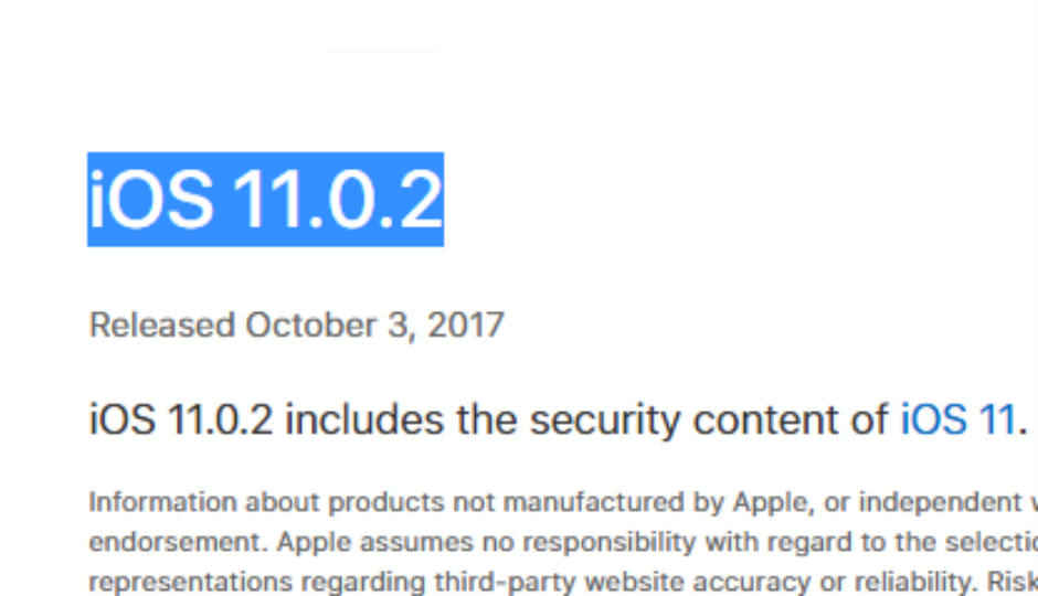 Apple fixes crackling noise issue on iPhone 8 and other bugs with iOS 11.0.2 update