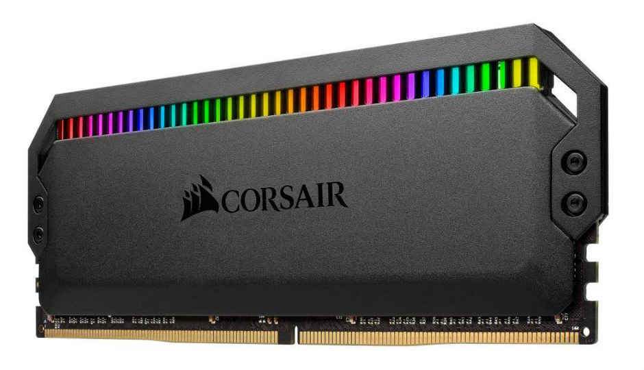 Corsair Dominator Platinum RGB DDR4 DRAM launched in India