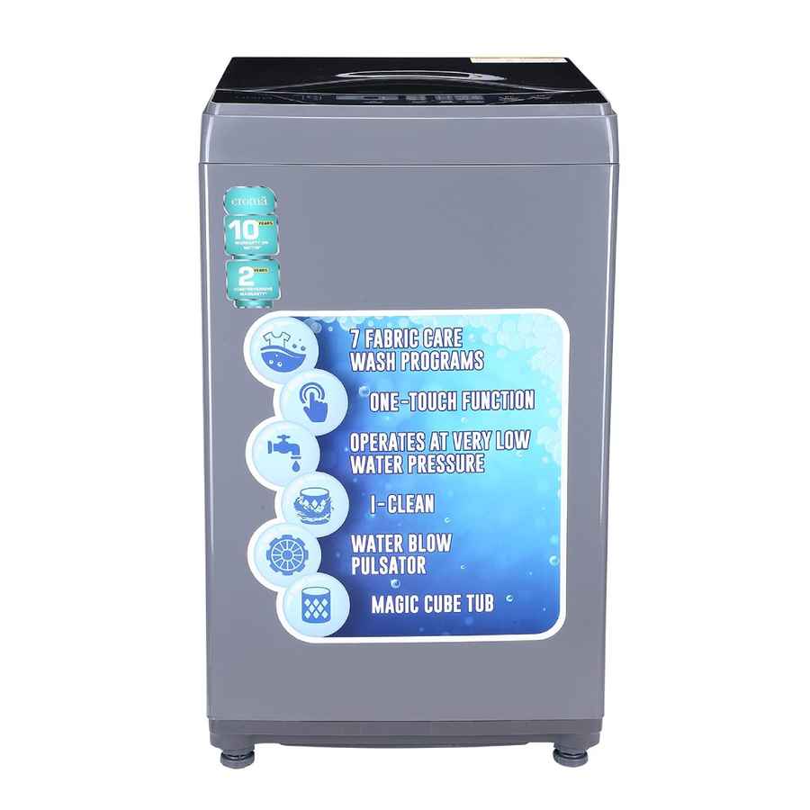 Croma 7kg Top Load Washing Machine (CRAW1403) Photo Design 1 Digit
