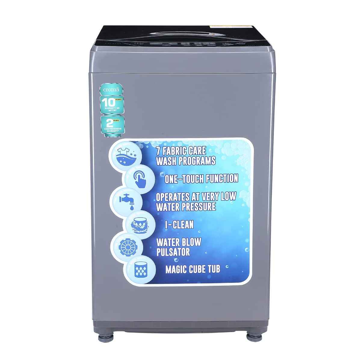 क्रोमा 7kg टॉप Load Washing Machine (CRAW1403) 