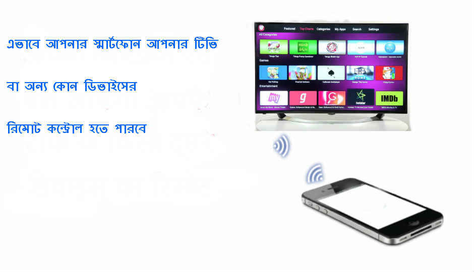 এভাবে আপনার স্মার্টফোন আপনার টিভি বা অন্য কোন ডিভাইসের রিমোট কন্ট্রোল হতে পারবে